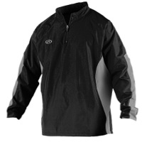 Rawlings BreakR Quarter-Zip Jacket - Men's - Black / Grey