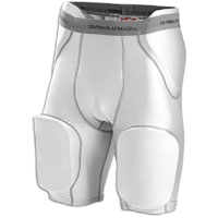 Rawlings 5-Pad Integrated Girdle - Boys' Grade School - White / Grey