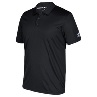 adidas Team Grind Polo - Men's - All Black / Black