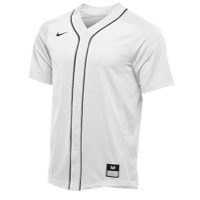 Nike Team Vapor Full Button Dinger Jersey - Men's - White / Black