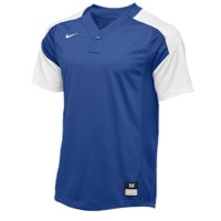 Nike Team Vapor 1 Button Laser Jersey - Boys' Grade School - Blue / White