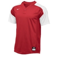 Nike Team Vapor 1 Button Laser Jersey - Boys' Grade School - Red / White