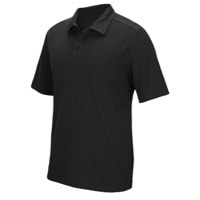 adidas Team Climalite Game Time Polo - Men's - All Black / Black