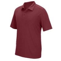 adidas Team Climalite Game Time Polo - Men's - Maroon / Maroon