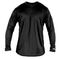 Rawlings Base Layer T-Shirt - Men's - All Black / Black