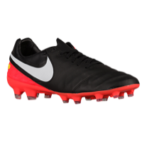 Nike Tiempo Legacy II FG - Men's - Black / Orange