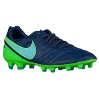 Nike Tiempo Legacy II FG - Men's - Navy / Light Green