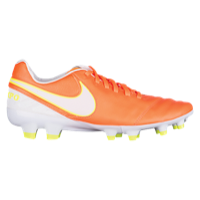 Nike Tiempo Legacy II FG - Women's - Orange / White