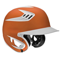 Rawlings S80X2J Performance Rated Batting Helmet - Men's - Orange / White