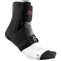 McDavid Ankle Brace w/Straps - All Black / Black