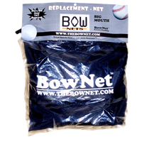 Bownet Big Mouth Replacement Net - All Black / Black