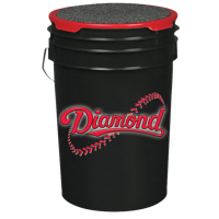 Diamond Ball Bucket - Black / Red