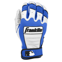 Franklin CFX Pro Batting Gloves - Men's - White / Blue