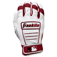 Franklin CFX Pro Batting Gloves - Men's - White / Maroon