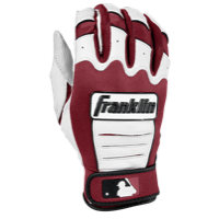 Franklin CFX Pro Batting Gloves - Men's - White / Maroon