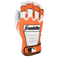 Franklin CFX Pro Batting Gloves - Men's - White / Orange