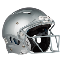 Schutt Team Z10 Helmet - Men's - Silver / Silver