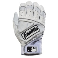 Franklin Powerstrap Batting Gloves - Men's - Off-White / White