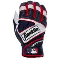 Franklin Powerstrap Batting Gloves - Men's - Navy / White