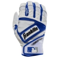 Franklin Powerstrap Batting Gloves - Men's - White / Blue