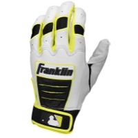 Franklin CFX Pro Batting Gloves - Men's - White / Black