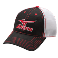 Mizuno Mesh Cap - Men's - Black / White