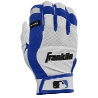 Franklin X-Vent Pro Shok Batting Gloves - Men's - Off-White / Blue