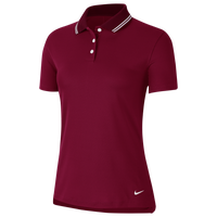 Nike Dry Victory Solid Golf Polo - Women's - Maroon