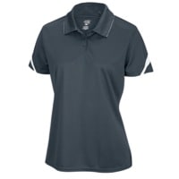 Eastbay EVAPOR Team Performance Polo - Women's - Grey / White