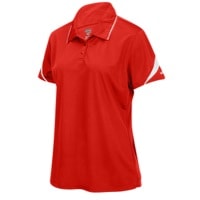 Eastbay EVAPOR Team Performance Polo - Women's - Red / White