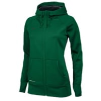 Nike Team Full Zip KO Hoodie - Women's - Dark Green / Dark Green