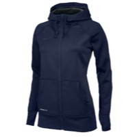 Nike Team Full Zip KO Hoodie - Women's - Navy / Navy