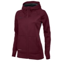 Nike Team Full Zip KO Hoodie - Women's - Maroon / Maroon