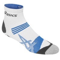 ASICS� Kayano Quarter Socks - White / Light Blue