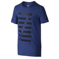 Nike Ronaldo Logo T-Shirt - Youth -  Cristiano Ronaldo - Blue / Black