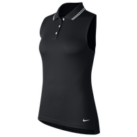 Nike Dry Victory Sleeveless Golf Polo - Women's - Black