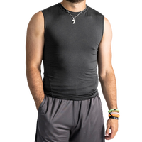 Eastbay Sleeveless Compression Top - Men's - Grey