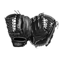 Louisville Slugger Omaha Pro T Web Fielding Glove - Men's - Black / Silver