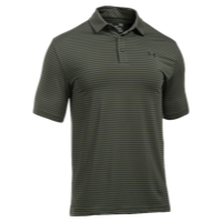 Under Armour Playoff Golf Polo - Men's - Olive Green / Black