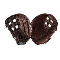 Louisville Slugger LXT Dual Post Web FP First Base Mitt - Women's - Brown / Brown