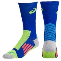 ASICS� Rally Crew Socks - Blue / Light Blue