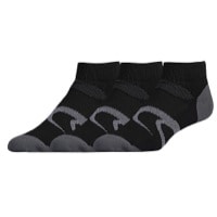 ASICS� Intensity Quarter 3 Pack Socks - Men's - Black / Grey