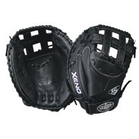 Louisville Slugger Xeno Dual Post Web FP Catcher's Mit - Women's - Black / White