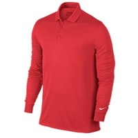 Nike Victory L/S Golf Polo - Men's - Red / Red