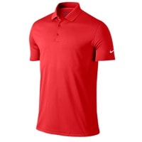 Nike Victory Solid Golf Polo - Men's - Red / Red