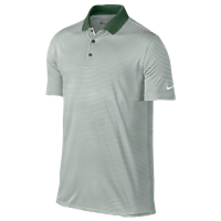 Nike Victory Mini Stripe Golf Polo - Men's - Green / White