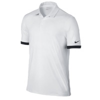 Nike Icon Solid Golf Polo - Men's - White / Black