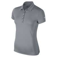 Nike Victory Solid Golf Polo - Women's - Grey / Grey