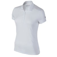 Nike Victory Solid Golf Polo - Women's - All White / White