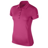 Nike Victory Solid Golf Polo - Women's - Pink / Pink